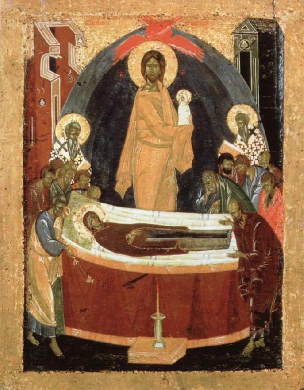 THEOPHANES the Greek Dormition of the virgin China oil painting art